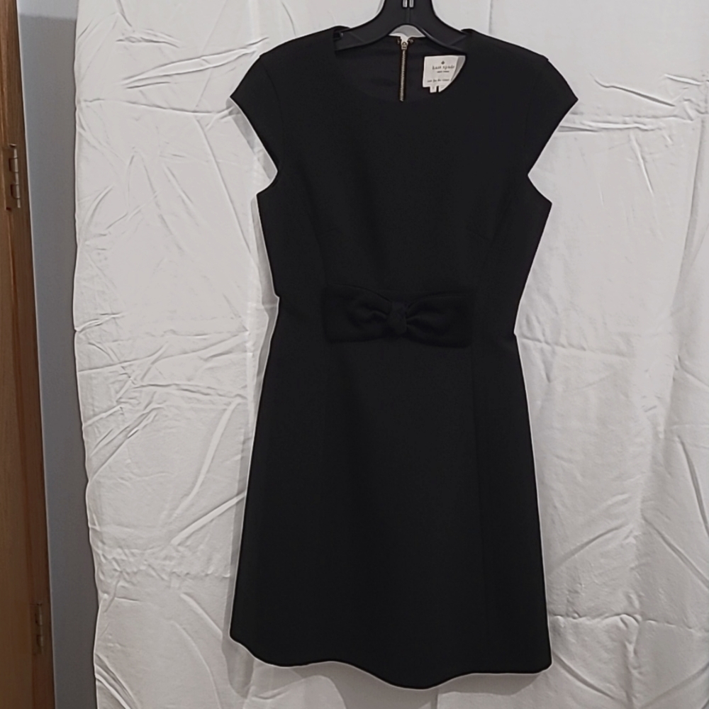 Womens Kate Spade Black Bow Dress Size 0